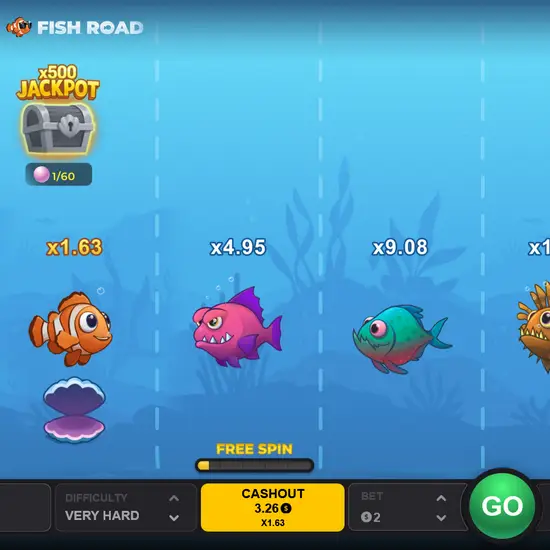 Getting started with Fish Road Game